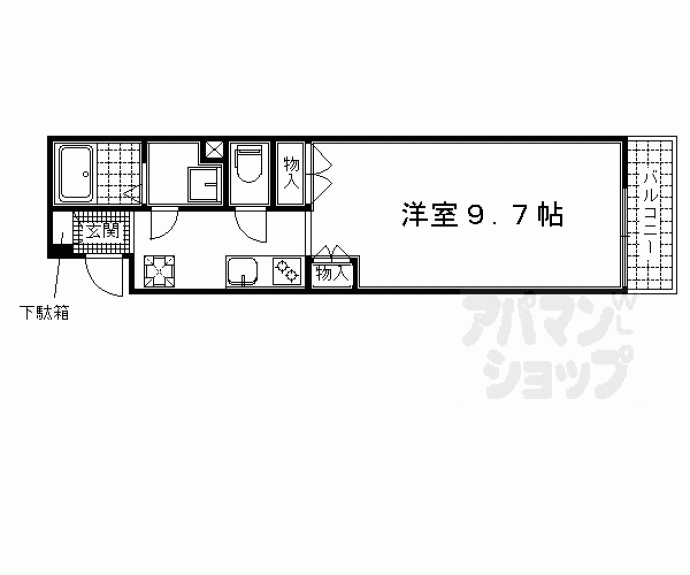 【ＧＡＲＮＥＴ　ＲＥＳＩＤＥＮＣＥ　丹波橋】間取