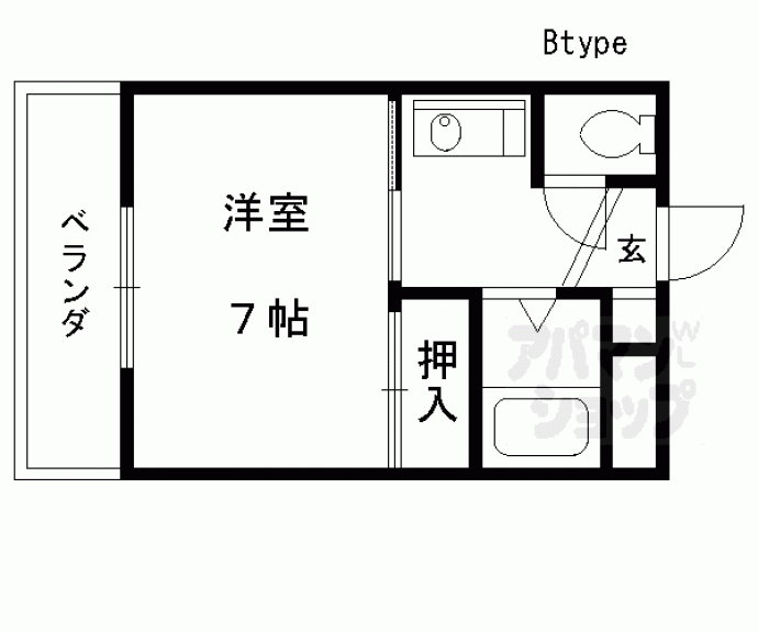 【ハイム桃山】間取