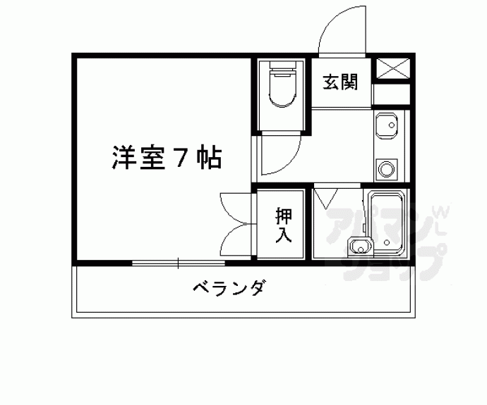 【ハイム桃山】間取