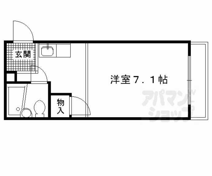 【シティハイツ桃山】間取