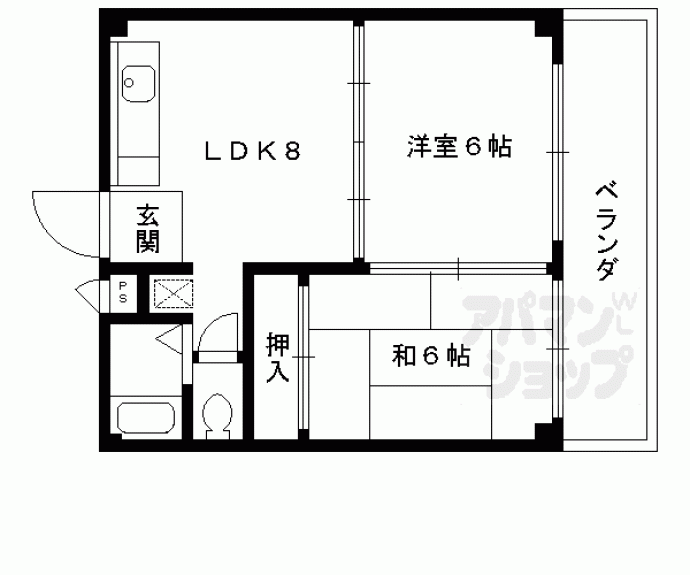 【リードマンション本町】間取