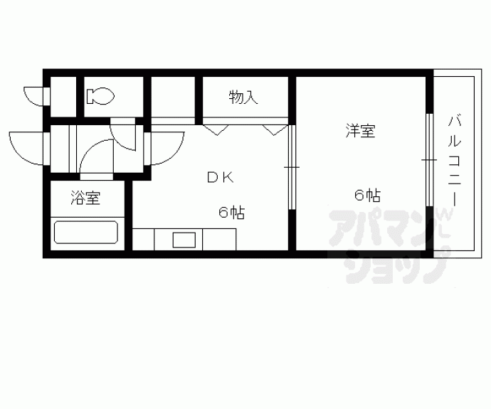 【シギハイツ竹田】間取