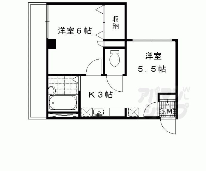 【メゾン・ＰｉＰｉ】間取