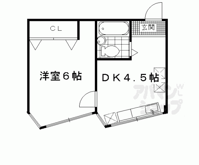 【メゾン・ＰｉＰｉ】間取