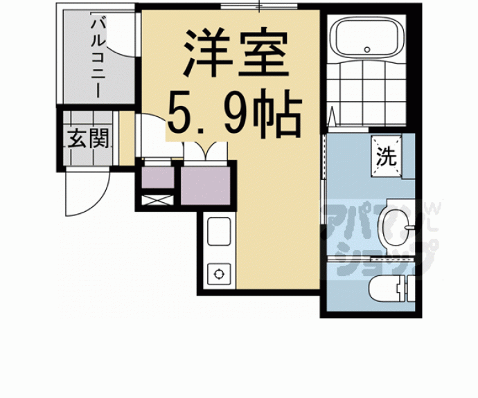 【ヘーベルメゾン哲学の道】間取