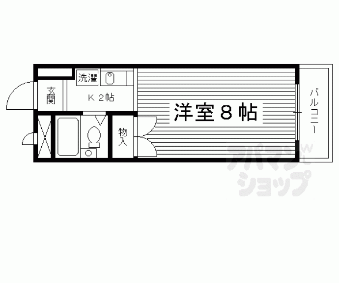 【セゾン桃山】間取