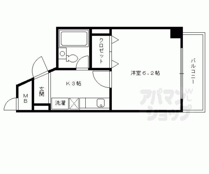 【プレスト桃山】間取