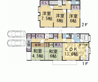 【岩倉西河原町６７０貸家】