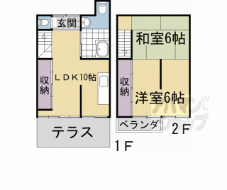 【七条西洞院　貸家】