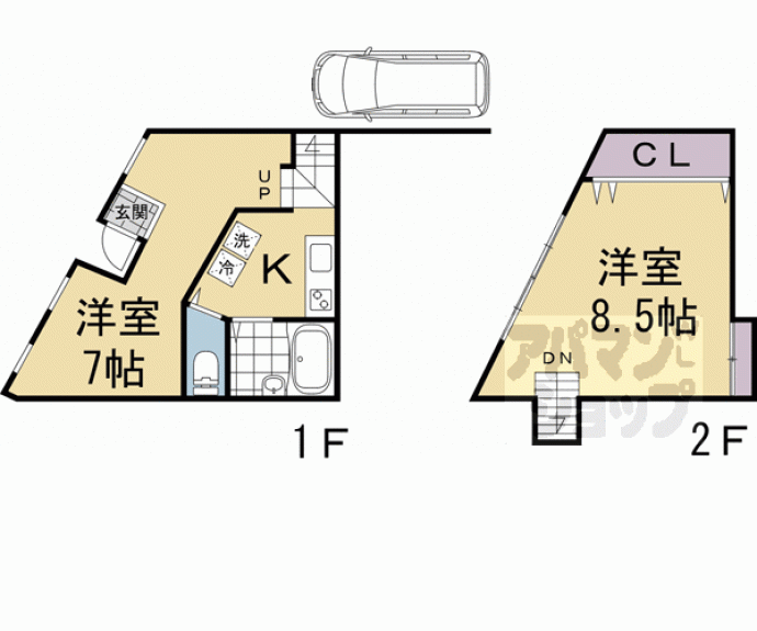 【ローラン宇多野】間取