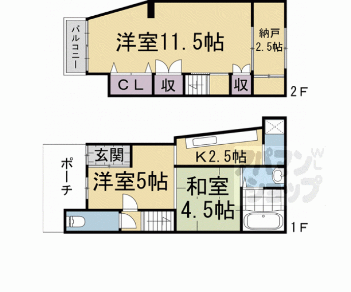 【御輿岡町貸家】間取