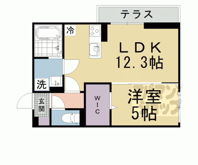 【メゾンクレール瀬田北】間取