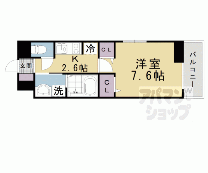 【ラクーン堅田】間取