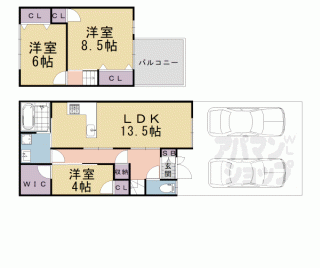 【松尾鈴川町貸家８６－２４】