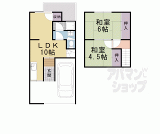 【篠町王子西ノ山貸家】