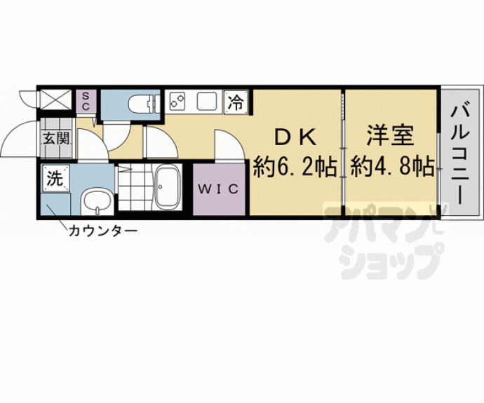 【ファステート京都壬生フィエロ】間取