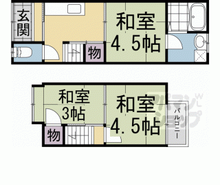 【梅津開キ町貸家】