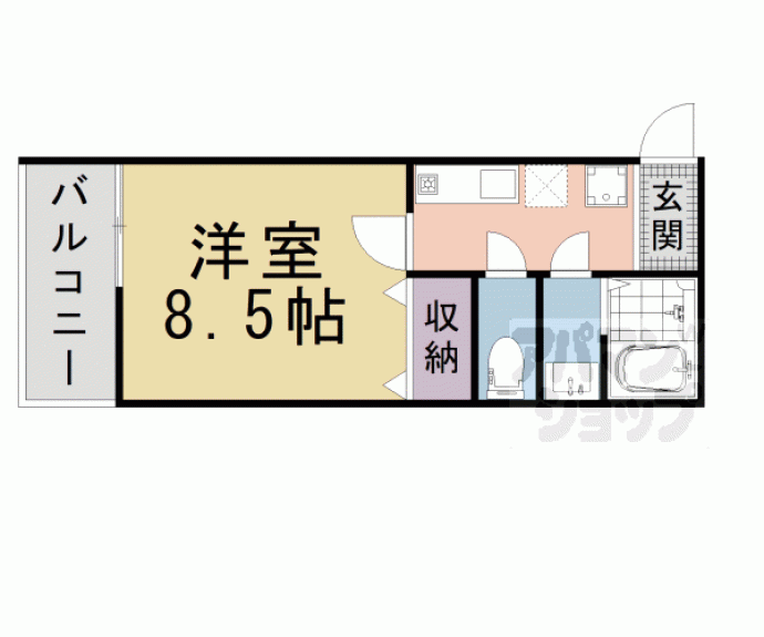 【イーストコート東山】間取