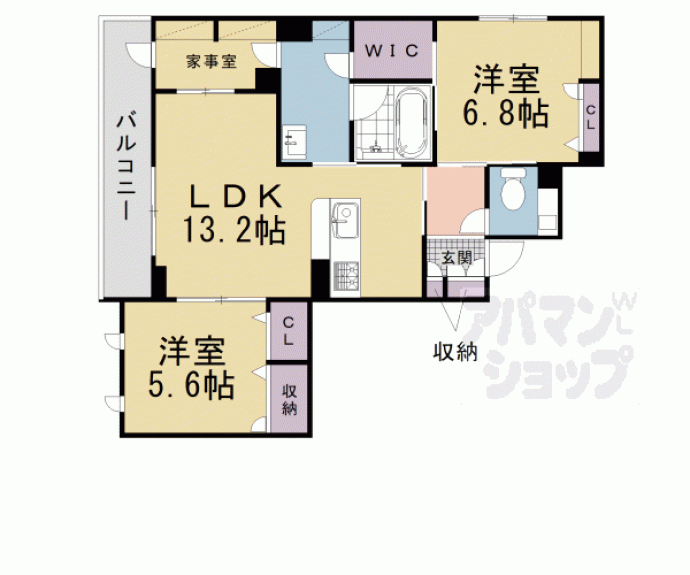 【マンテン　ラ　スエルテ】間取