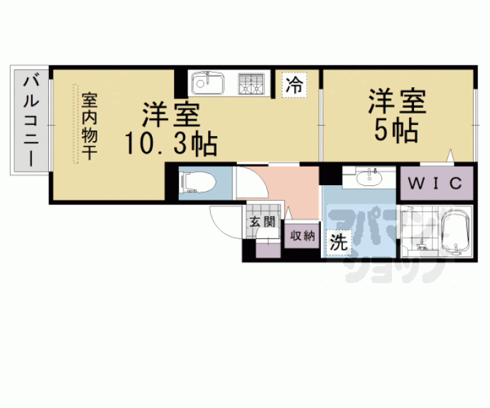 【Ｄ－ｒｏｏｍ松尾鈴川】間取