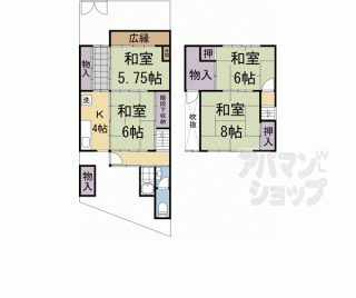 【曼陀羅園京町貸家】