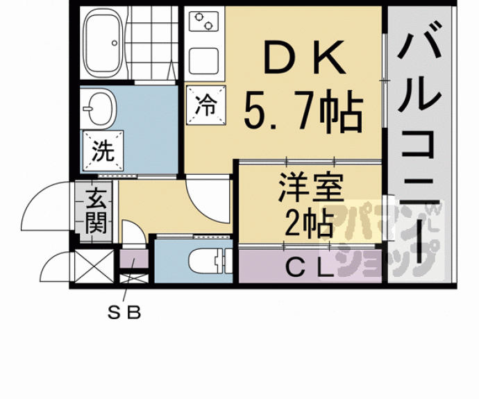 【アクアプレイス京都聚楽第】間取