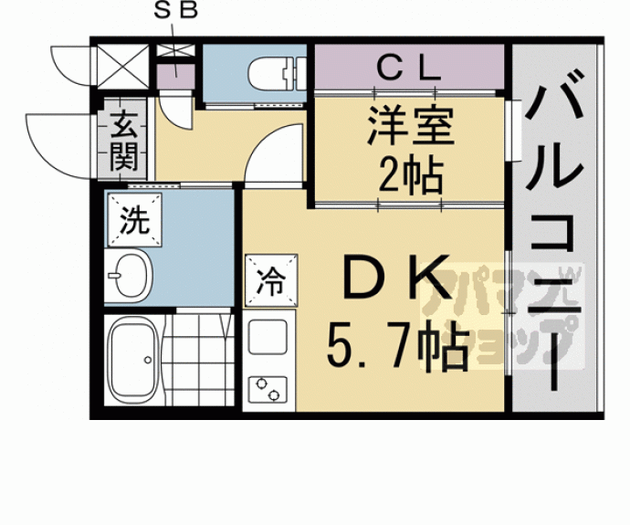 【アクアプレイス京都聚楽第】間取