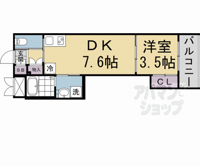 【アクアプレイス京都聚楽第】間取