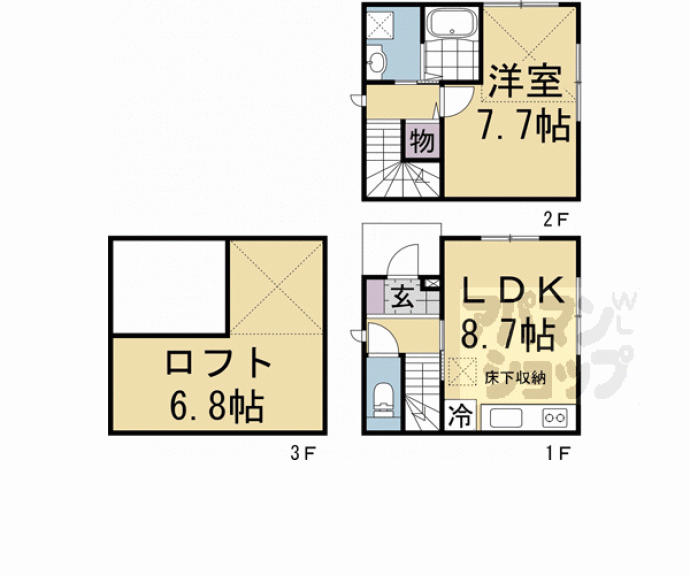 【古御旅ハウス】間取