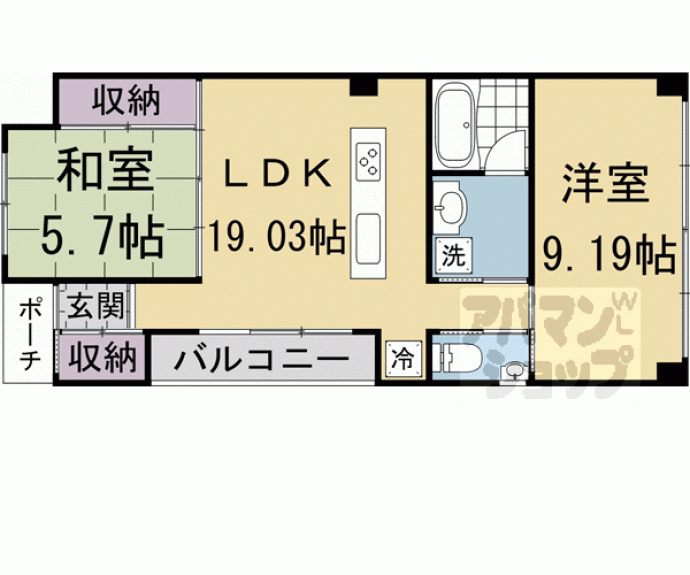 【ブルースカイ恩阿鳳】間取