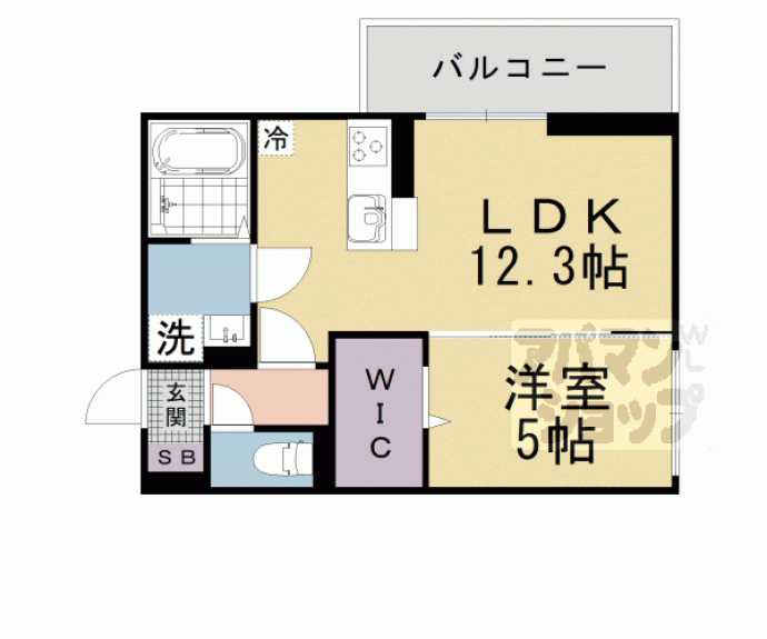 【ｃｏｌｌｉｎａ一里山】間取