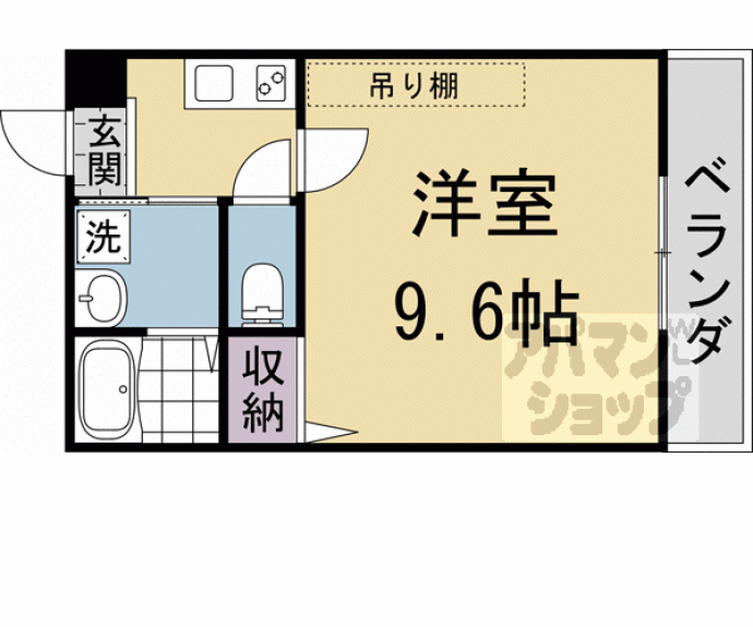 【仮）フラッティ金閣寺南】間取