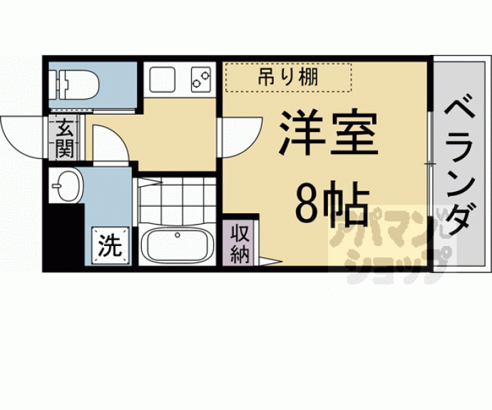 【仮）フラッティ金閣寺南】間取