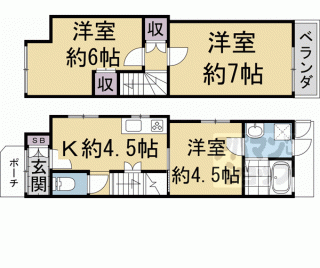 【聚楽廻西町貸家】