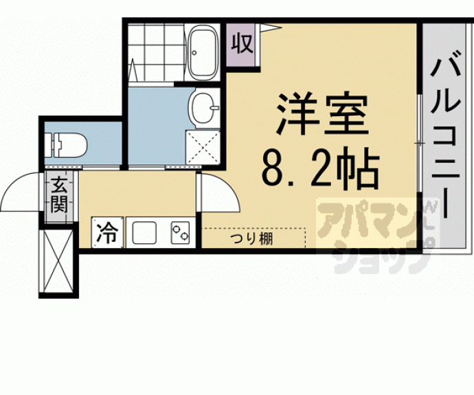 【（仮称）フラッティ金閣寺南】間取