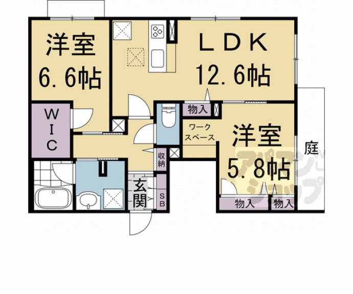 【シャーメゾン　アラキ】間取