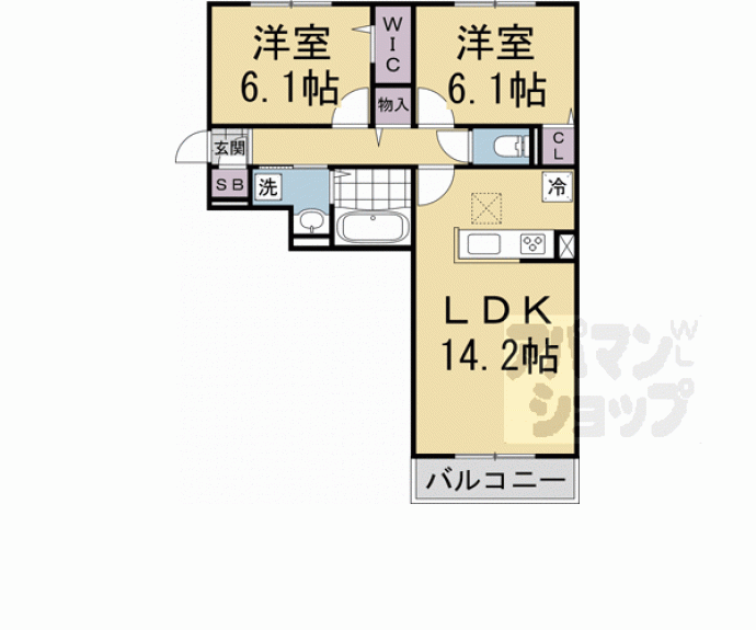 【Ｇｌｉｃｉｎａ　上賀茂】間取