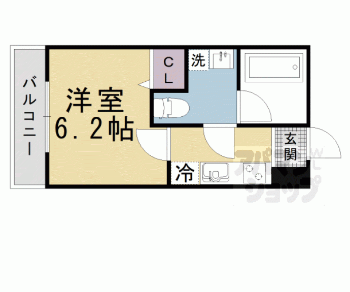 【スターアパートメント京都東野】間取