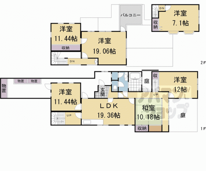 【高橋町貸家】間取