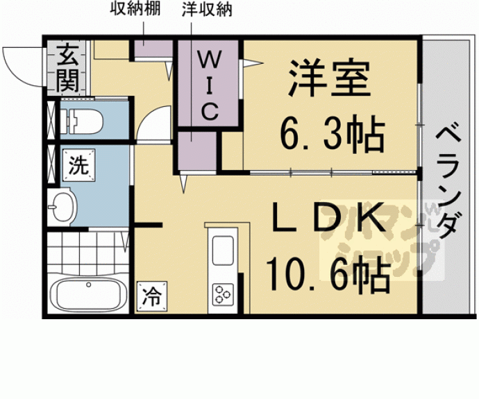 【（仮称）ユアメゾン円町】間取