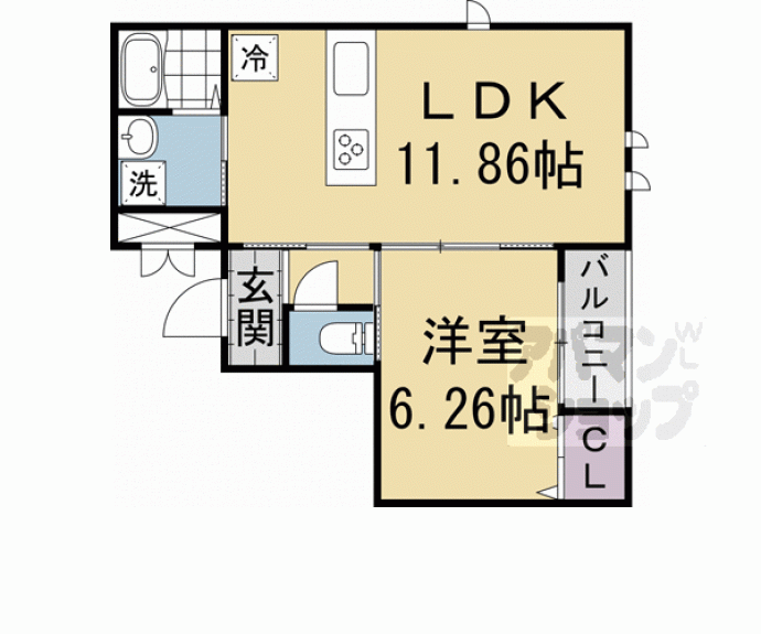 【Ａｔｅｃ京都駅南】間取