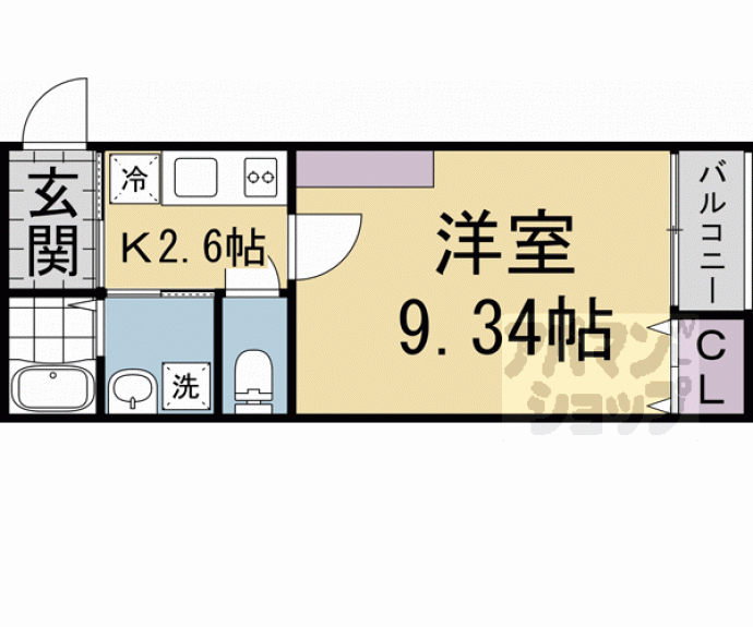 【Ａｔｅｃ京都駅南】間取