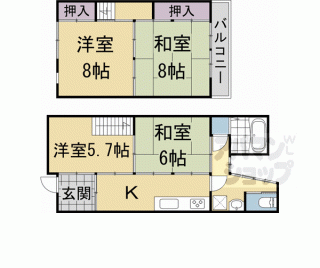 【上京区四町目貸家】