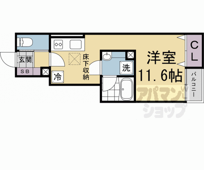 【フルール上賀茂】間取