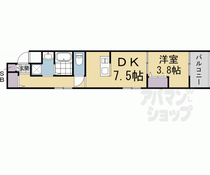 【フォーリアライズ京都東寺】間取