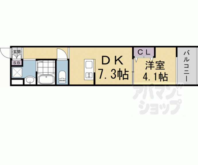 【フォーリアライズ京都東寺】間取