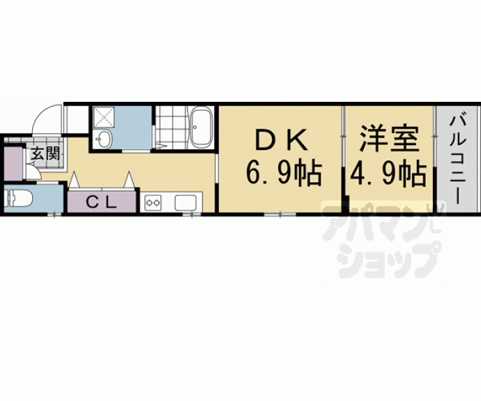 【フォーリアライズ京都東寺】間取