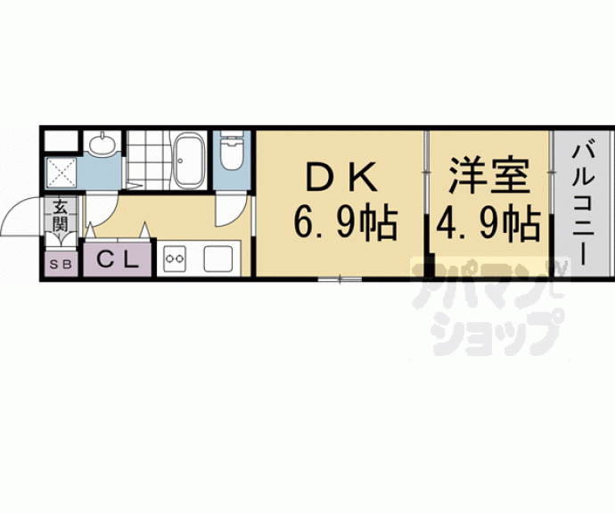 【フォーリアライズ京都東寺】間取