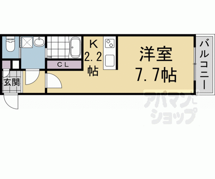 【ｃｏｎｏｉｅ西院】間取