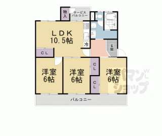 【醍醐上ノ山団地　Ｃ１棟】